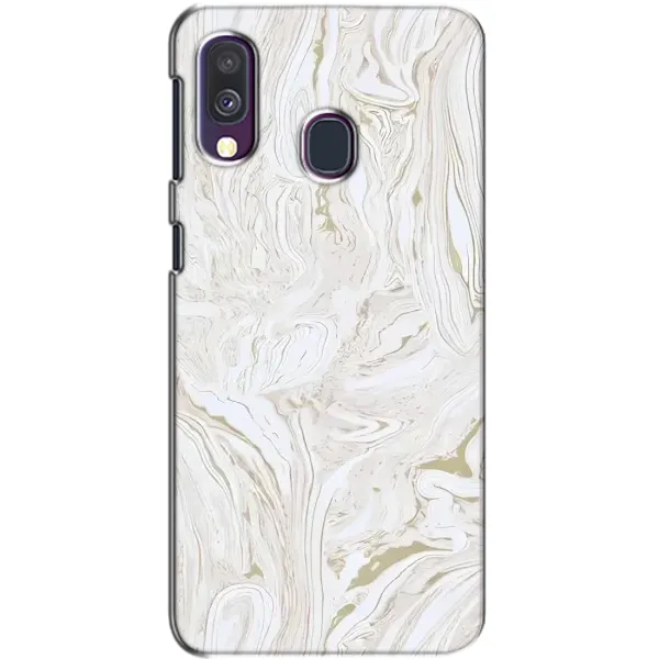 Чехол с принтом «Белый мрамор» для Samsung Galaxy A40 2019 (A405F)