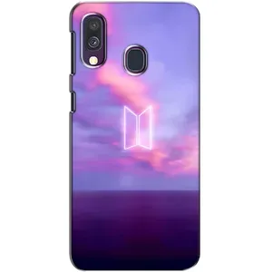 Чохли BTS для Samsung Galaxy A40 2019 (A405F) (AlphaPrint) (BTS логотип)