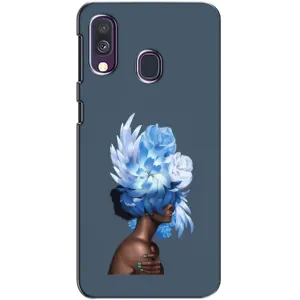 Чехлы (ART) Цветы на Samsung Galaxy A40 2019 (A405F) (VPrint) (Квіти на голові)