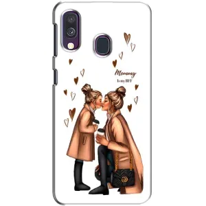 Чохол з друком для Samsung Galaxy A40 2019 (A405F) - (Мама з дитинкою) (AlphaPrint) (Донька і мама)