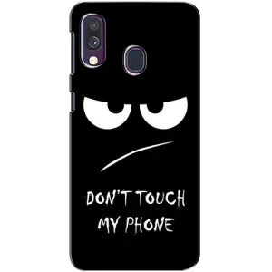Чохол для Самсунг Галаксі A40 2019 (A405F) - (AlphaPrint) з принтом (ТОП продажів) (Dont Touch)