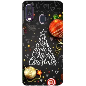 Різдвяні Чохли для Samsung Galaxy A40 2019 (A405F) (VPrint) (Ялинка)