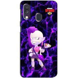 Чехлы Brawl Stars для Samsung Galaxy A40 2019 (A405F) (AlphaPrint) (Емз Бравл Старс)