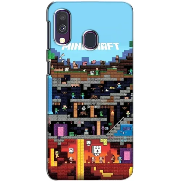 Чехол с принтом «фон Minecraft» для Samsung Galaxy A40 2019 (A405F) Чехол с принтом «фон Minecraft» для Samsung Galaxy A40 2019 (A405F)
