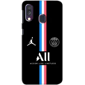 Чохли PSG для Samsung Galaxy A40 2019 (A405F) (AlphaPrint) (футболка ПСЖ)