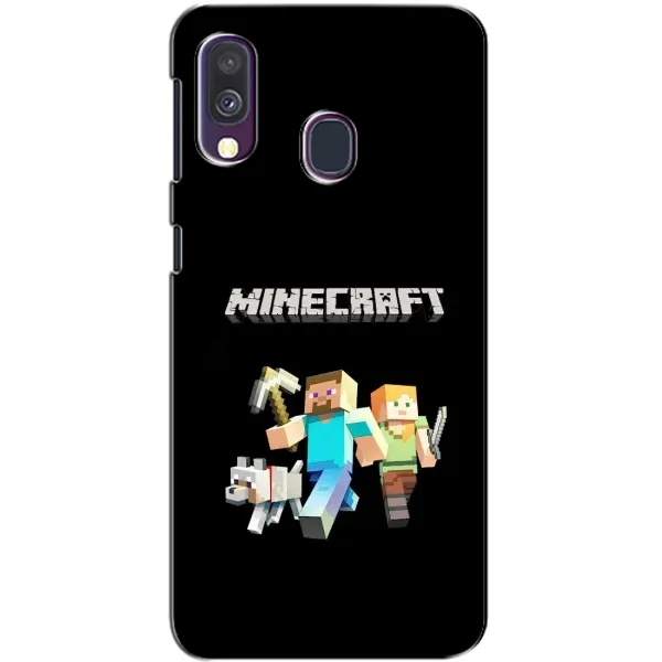 Чехол с принтом «герои Minecraft» для Samsung Galaxy A40 2019 (A405F) Чехол с принтом «герои Minecraft» для Samsung Galaxy A40 2019 (A405F)