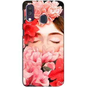 Чехлы (ART) Цветы на Samsung Galaxy A40 2019 (A405F) (VPrint) (Очі в квітах)