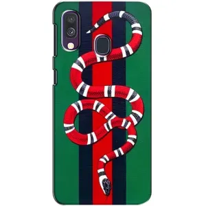 Чохли  GUCCI для Самсунг Галаксі A40 2019 (A405F) (AlphaPrint) (Gucci змія)