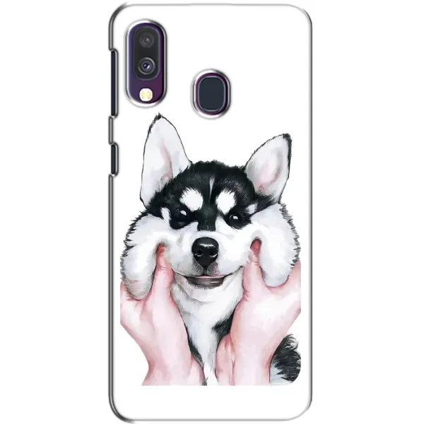 Чехол с принтом «Хаски улыбака» для Samsung Galaxy A40 2019 (A405F) Чехол с принтом «Хаски улыбака» для Samsung Galaxy A40 2019 (A405F)