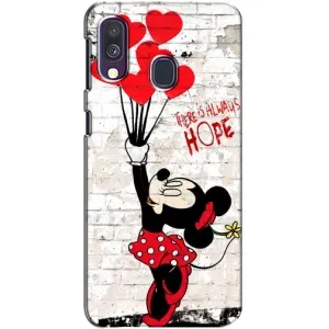 Чохол Disney Mouse Samsung Galaxy A40 2019 (A405F) (PREMIUMPrint) (Heart Minni)