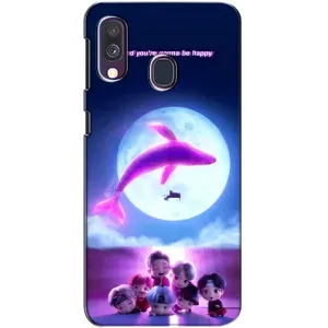 Чохли BTS для Samsung Galaxy A40 2019 (A405F) (AlphaPrint) (КИТ BTS)