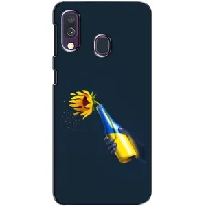 Чохол для Патріота України Samsung Galaxy A40 2019 (A405F) - (AlphaPrint) (Коктель молотова)