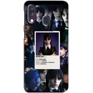 Чохли Венсдей на Samsung Galaxy A40 2019 (A405F) Уенсдей (AlphaPrint) (колаж Венздей)