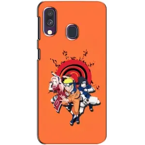 Naruto Anime Чохли для Самсунг Галаксі A40 2019 (A405F) (AlphaPrint) (команда Наруто)