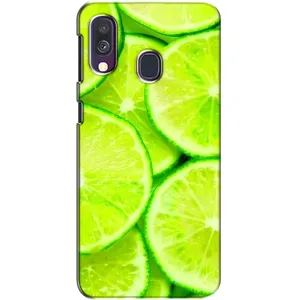 Чохли з фруктами для Samsung Galaxy A40 2019 (A405F) (VPrint) (Лайм)