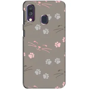 Чохол з малюнком кіт на Samsung Galaxy A40 2019 (A405F) (Лапи і вуса)