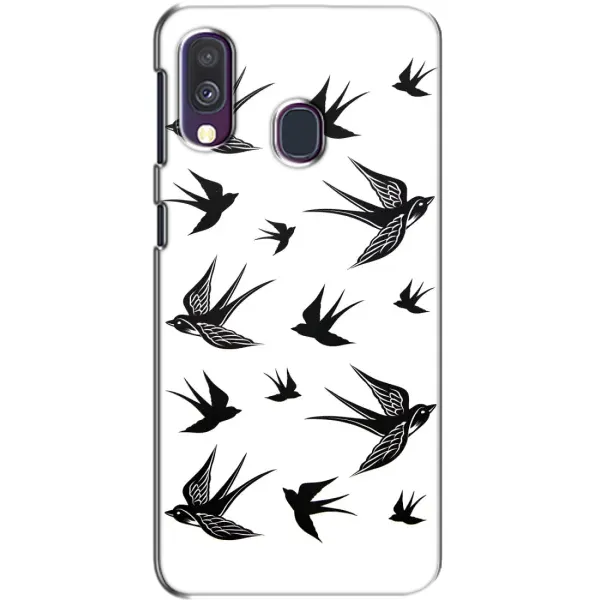 Чохол з принтом «Ластівки» для Samsung Galaxy A40 2019 (A405F)