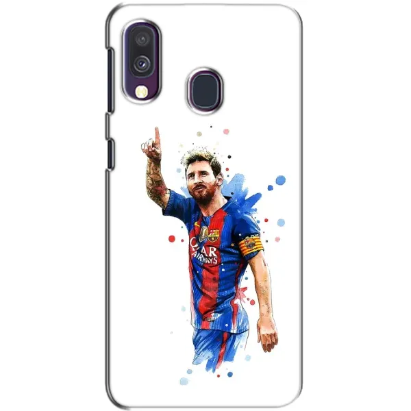 Чохол з принтом «Лео Мессі» для Samsung Galaxy A40 2019 (A405F)