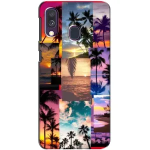 Силіконовий чохол з КАРТИНКАМИ літо для Samsung Galaxy A40 2019 (A405F) (AlphaPrint) (Літня відпустка)