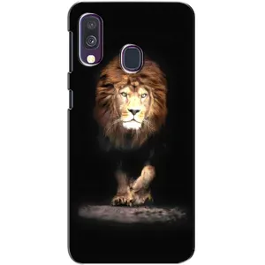 Чохол з картинкою ЛЕВ для Samsung Galaxy A40 2019 (A405F) (VPrint) (Лев)