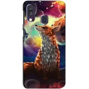 Чохли з картинкою Лисичка для Samsung Galaxy A40 2019 (A405F) (VPrint) (Лисичка в космосі)