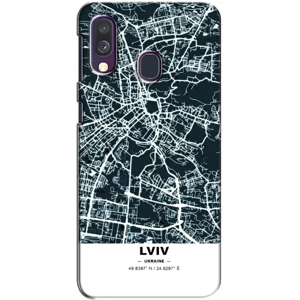 Чехол с принтом «Львов» для Samsung Galaxy A40 2019 (A405F)