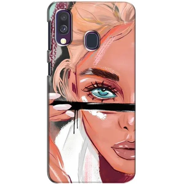 Чохол з принтом «Макіяж» для Samsung Galaxy A40 2019 (A405F)