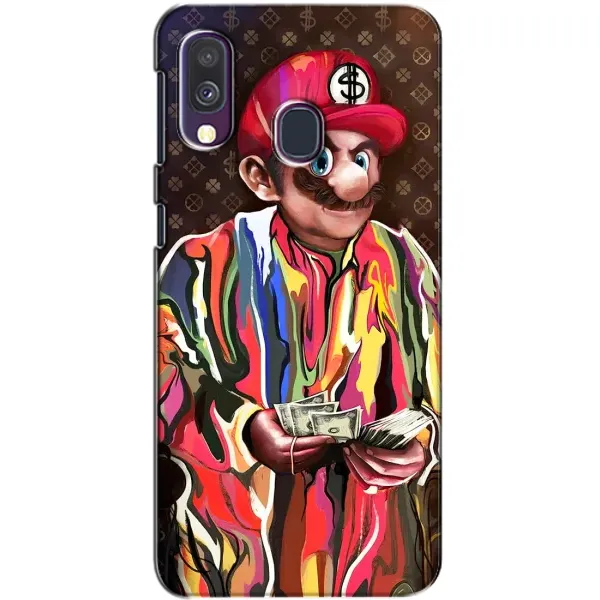 Чехол с принтом «Mario LV» для Samsung Galaxy A40 2019 (A405F)
