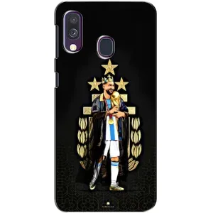 Чохли для Samsung Galaxy A40 2019 (A405F) (Leo чемпіон) (AlphaPrint) (Мессі Король)