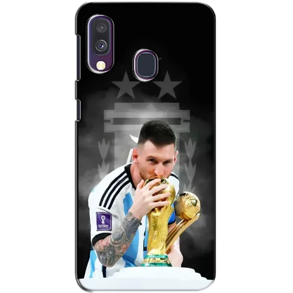 Чохол з принтом «Мессі Чемпіон» для Samsung Galaxy A40 2019 (A405F)
