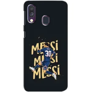 Чохли для Samsung Galaxy A40 2019 (A405F) (Leo чемпіон) (AlphaPrint) (Messi ПСЖ)