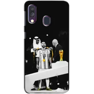 Чохли для Samsung Galaxy A40 2019 (A405F) (Leo чемпіон) (AlphaPrint) (Мессі коронований)