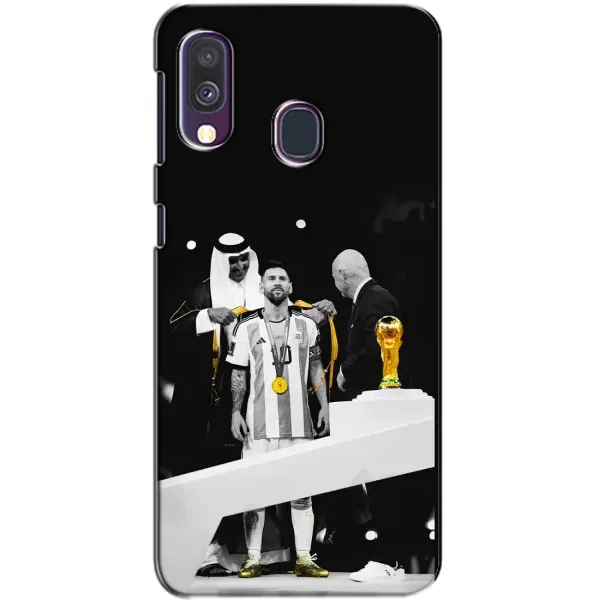 Чохол з принтом «Мессі коронований» для Samsung Galaxy A40 2019 (A405F)