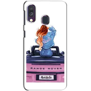 Чохол з друком для Samsung Galaxy A40 2019 (A405F) - (Мода) (AlphaPrint) (На машині)