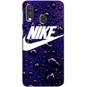 Чохол для Samsung Galaxy A40 2019 (A405F) - з принтом Найк (AlphaPrint) (Найк принт)