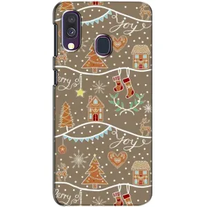 Новорічні, Святкові Чохли для Samsung Galaxy A40 2019 (A405F) - 2024 год (Новорічні пряники)