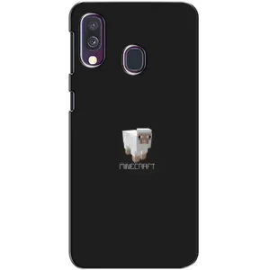 Чохол Майнкрафт на Samsung Galaxy A40 2019 (A405F) (AlphaPrint) Minecraft (Овечка Майнкрафт)