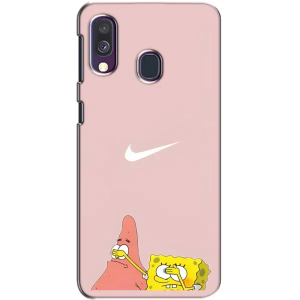 Чехол с принтом «Патрик и Губка» для Samsung Galaxy A40 2019 (A405F) Чехол с принтом «Патрик и Губка» для Samsung Galaxy A40 2019 (A405F)