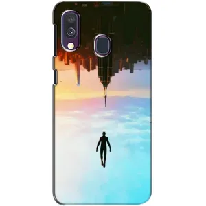Чохол з людиною павуком для Samsung Galaxy A40 2019 (A405F) - (AlphaPrint) (Людина павук)