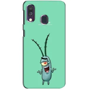 Чехол с принтом «Персонаж Планктон» для Samsung Galaxy A40 2019 (A405F)