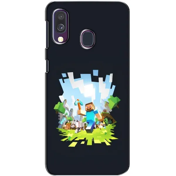 Чехол с принтом «персонажи Minecraft» для Samsung Galaxy A40 2019 (A405F) Чехол с принтом «персонажи Minecraft» для Samsung Galaxy A40 2019 (A405F)