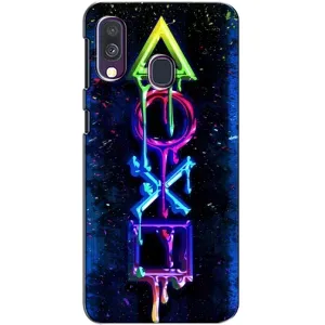 Чохли з тематикою Кіберспорт для Samsung Galaxy A40 2019 (A405F) (VPrint) (Pleystation лого)