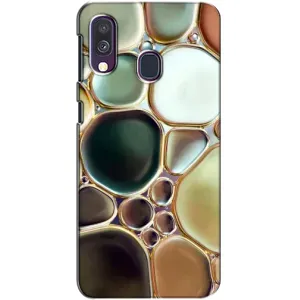 Мраморний чехол на Samsung Galaxy A40 2019 (A405F) (VPrint) (Радужний Мрамор)
