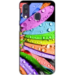 Чехлы (ART) Цветы на Samsung Galaxy A40 2019 (A405F) (VPrint) (Семиквітка)