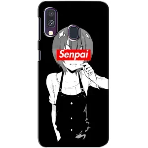 Чохли Персонажі Аніме Наруто для Samsung Galaxy A40 2019 (A405F) (AlphaPrint) (Senpai)