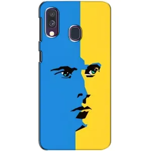 Украинские Чехлы для Samsung Galaxy A40 2019 (A405F) с картинкой УПА (AlphaPrint) (Степан Бандера)