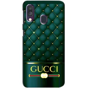 Чохли  GUCCI для Самсунг Галаксі A40 2019 (A405F) (AlphaPrint) (Текстура Гуччі)