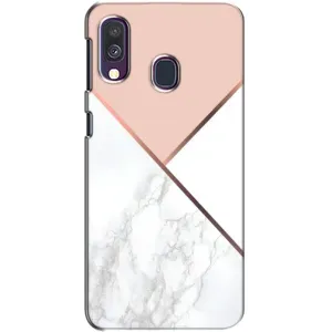 Мраморний чехол на Samsung Galaxy A40 2019 (A405F) (VPrint) (Тройний мрамор)