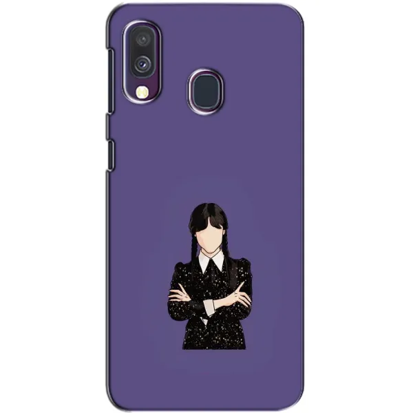 Чехол с принтом «Уэнздей в черном» для Samsung Galaxy A40 2019 (A405F)