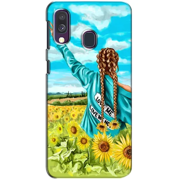 Чохол з принтом «Україночка» для Samsung Galaxy A40 2019 (A405F)